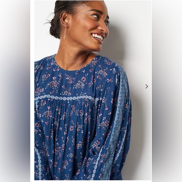 J. Jill Night Sky Floral Top - Picture 4 of 8